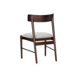 Madison Leather Upholstered Armless Dining Chair (Set Of 2)