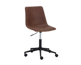 Cal Leather Upholstered Armless Office Chair