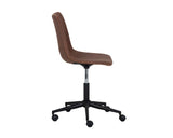 Cal Leather Upholstered Armless Office Chair