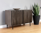 Carlin Wooden Iron Taupe Sideboard