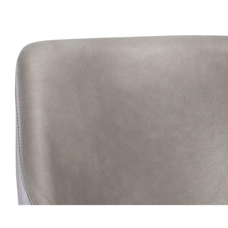 Kace Leather Upholstered Counter Stool