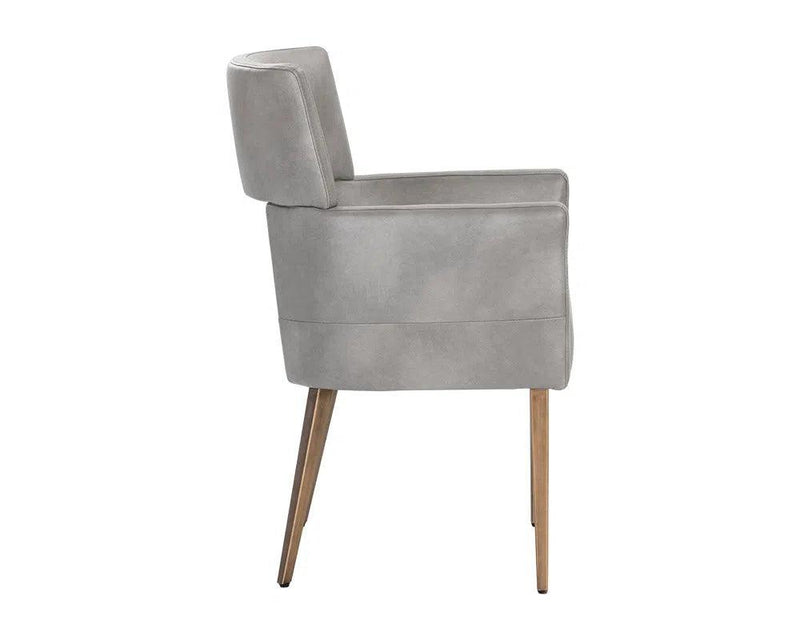 Amerie Leather Upholstered Dining Armchair