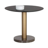 Monaco Wood Toppen Round Dining Table