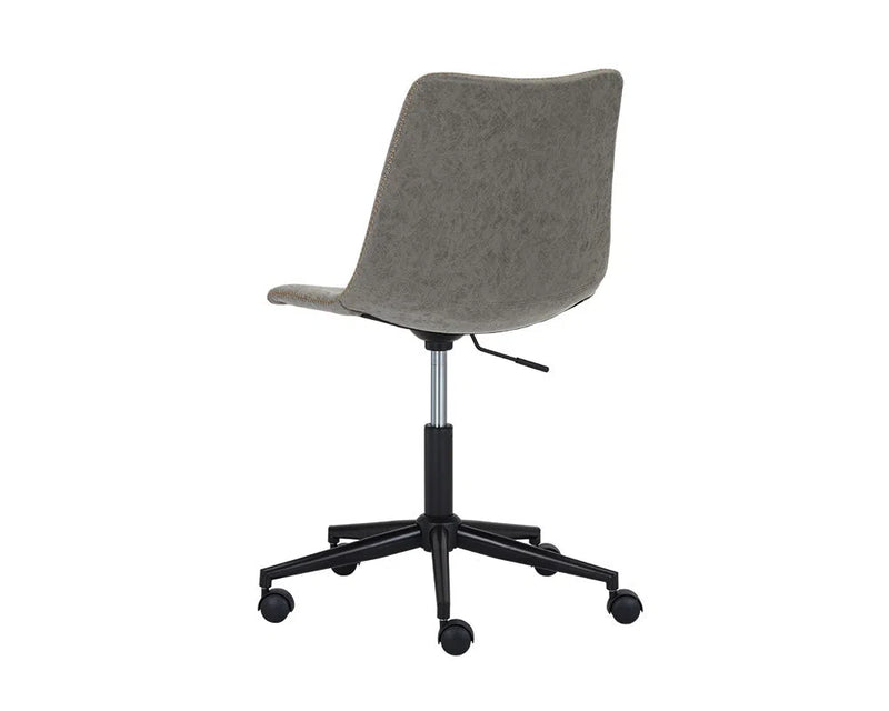 Cal Leather Upholstered Armless Office Chair