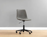 Cal Leather Upholstered Armless Office Chair