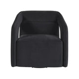 Kendrick Fabric Upholstered Swivel Lounge Chair