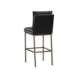 Paige Leather Upholstered Comfortable Barstool