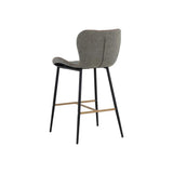 Lyla Leather Upholstered Stylish Counter Stool (Set Of 2)