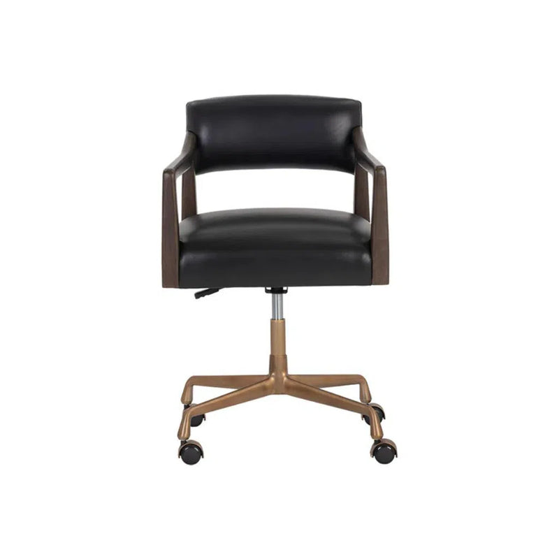 Keagan Leather Upholstered Office Chair