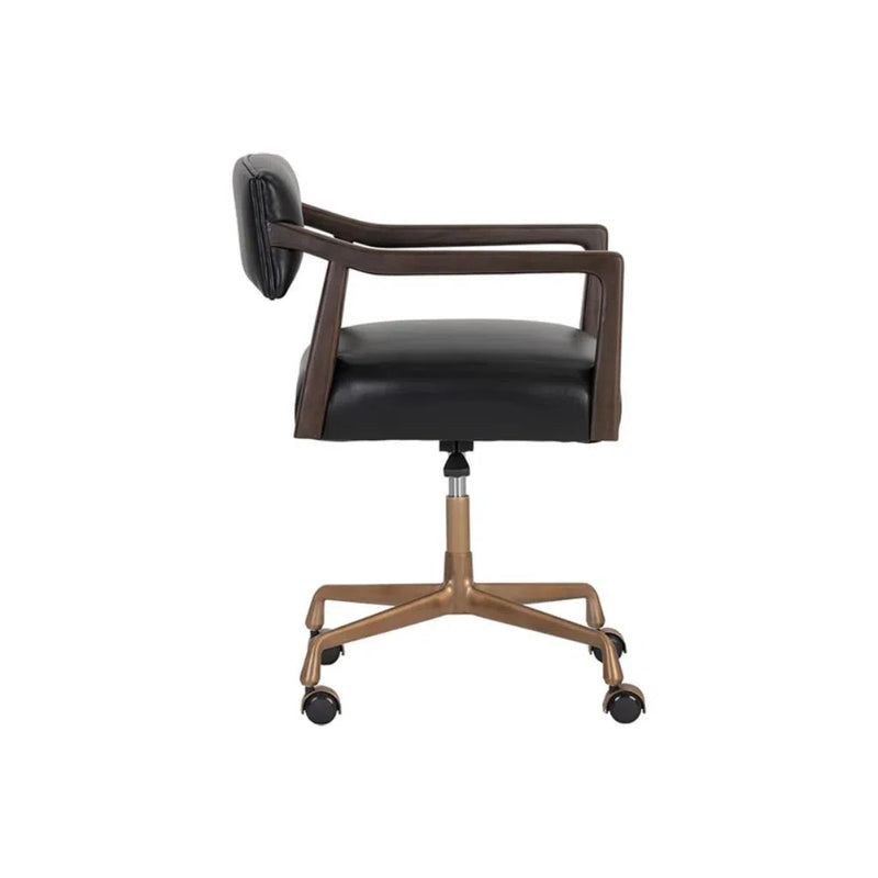 Keagan Leather Upholstered Office Chair