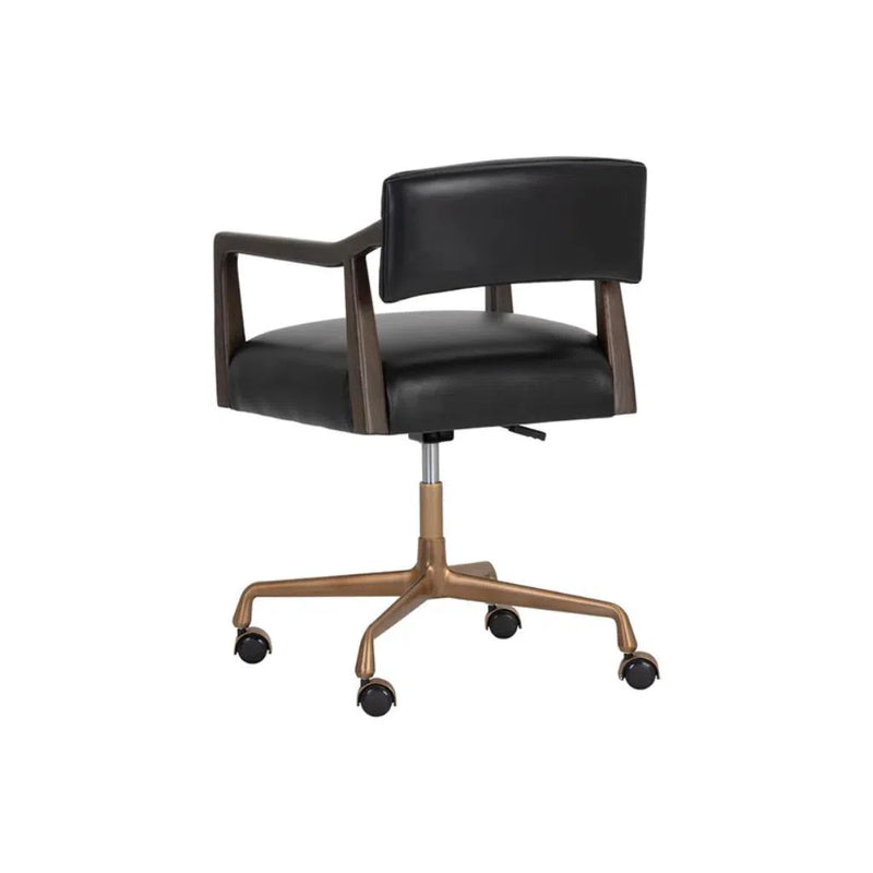 Keagan Leather Upholstered Office Chair