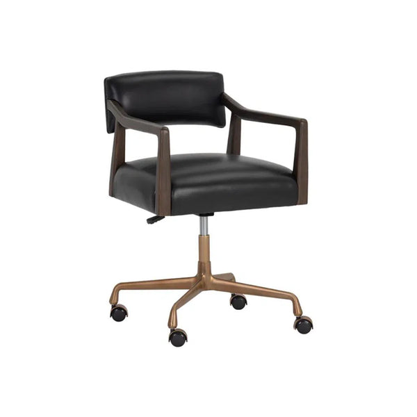 Keagan Leather Upholstered Office Chair