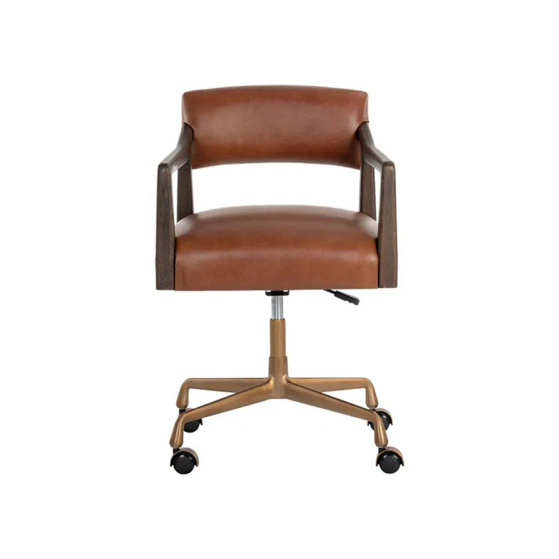 Keagan Leather Upholstered Office Chair