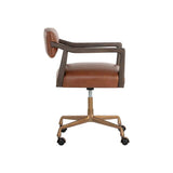 Keagan Leather Upholstered Office Chair