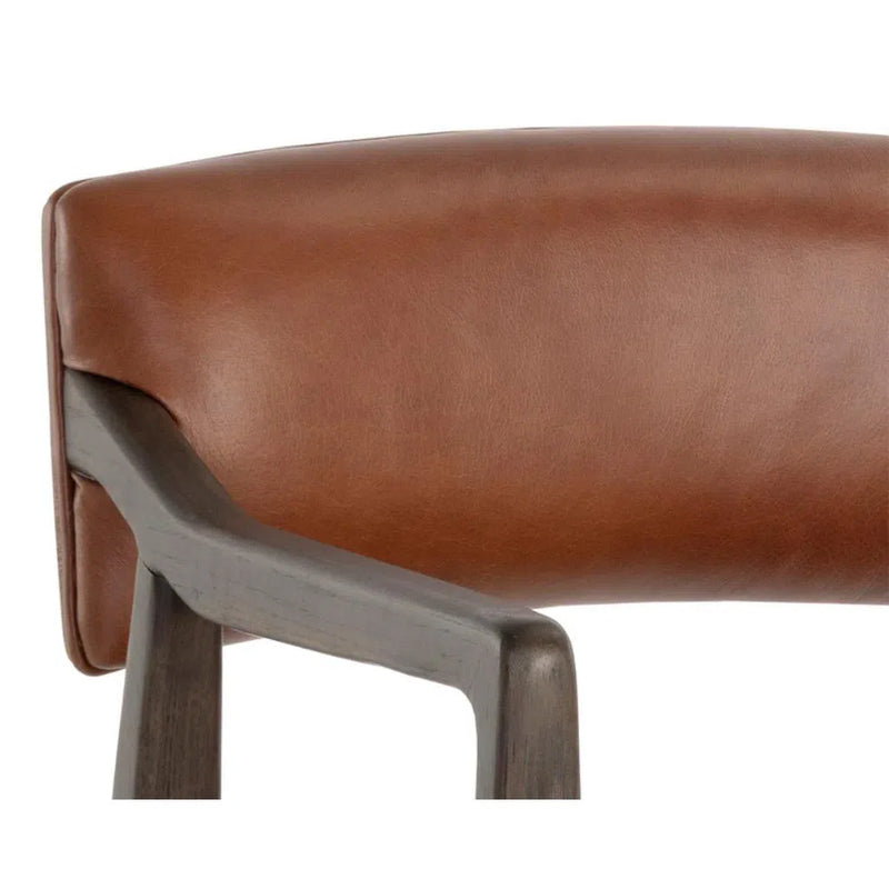 Keagan Leather Upholstered Office Chair