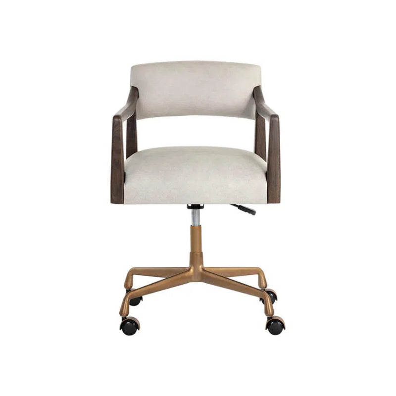 Keagan Leather Upholstered Office Chair