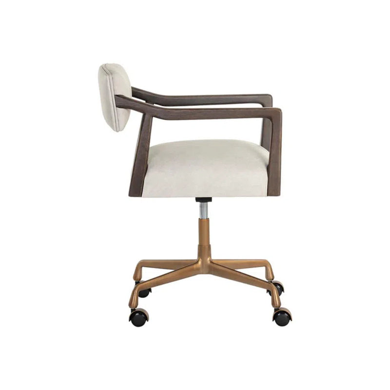 Keagan Leather Upholstered Office Chair