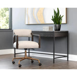 Keagan Leather Upholstered Office Chair