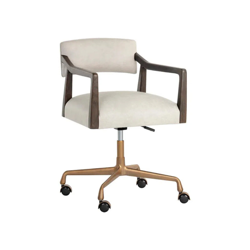 Keagan Leather Upholstered Office Chair