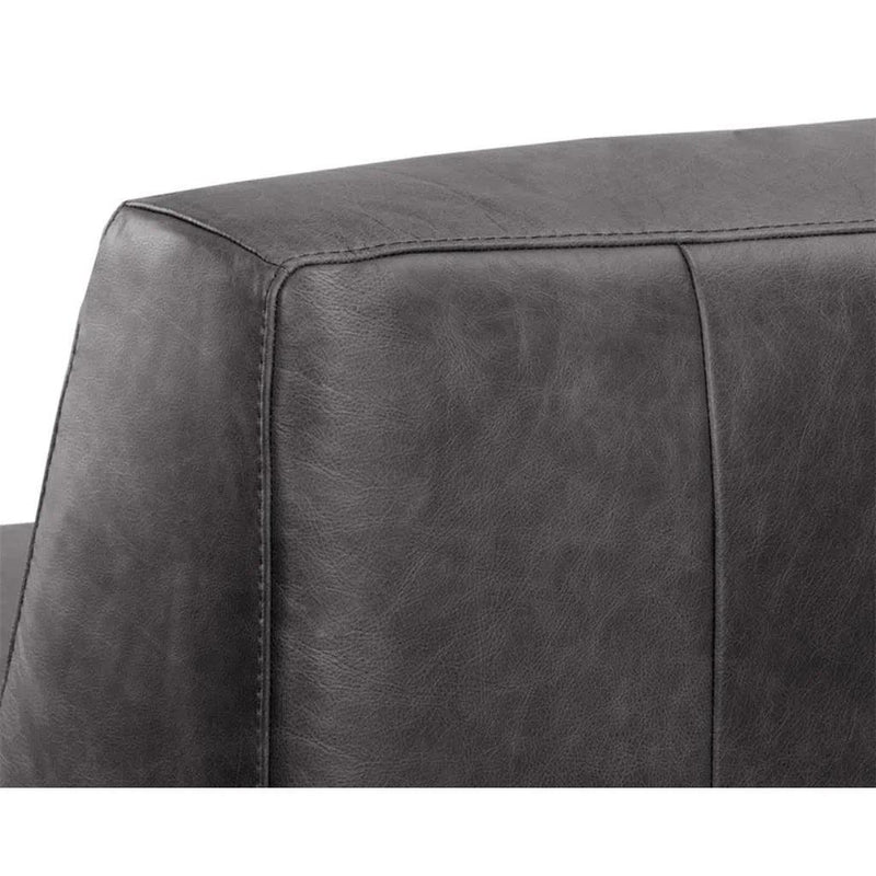 Watson Leather Upholstered Modular Armless Chair