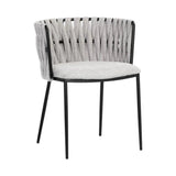 Sarai Dining Armchair Modern Design With Steel Legs