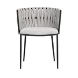 Sarai Dining Armchair Modern Design With Steel Legs