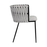 Sarai Dining Armchair Modern Design With Steel Legs