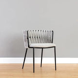 Sarai Dining Armchair Modern Design With Steel Legs