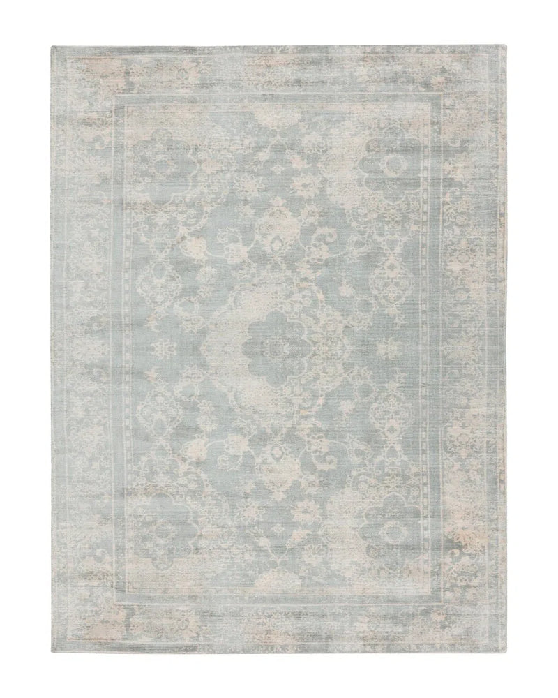 Boca Hand-Loomed Viscose Grey Rug