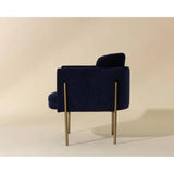 Richie Fabric Upholstered Lounge Chair