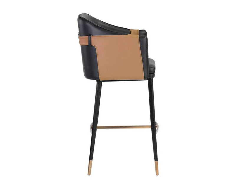 Carter Leather Upholstered Barstool