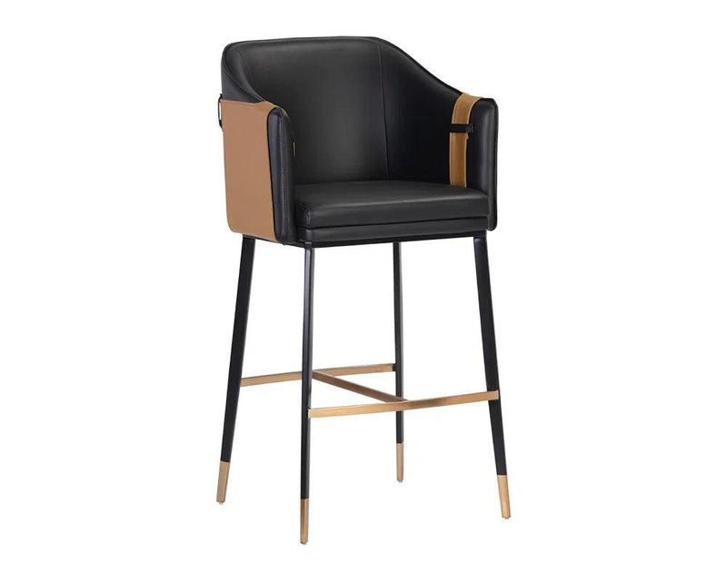 Carter Leather Upholstered Barstool