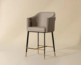 Carter Leather Upholstered Counter Stool