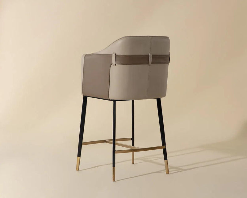 Carter Leather Upholstered Counter Stool