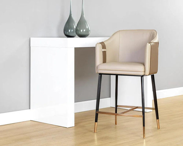 Carter Leather Upholstered Counter Stool