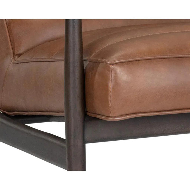 Lyric Leather Upholstered Lounge Chair