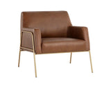 Cybil Leather Upholstered Stylish Lounge Chair