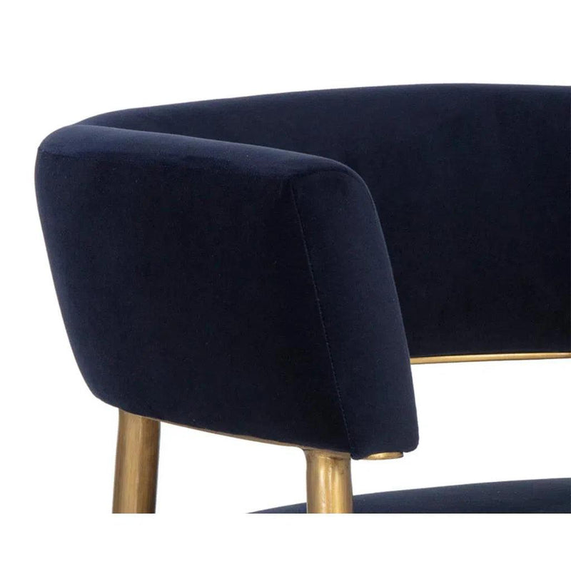 Maestro Fabric Upholstered Dining Armchair