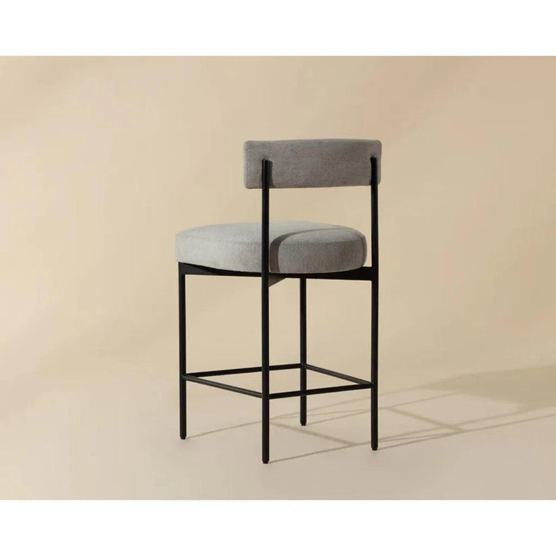 Seneca Fabric Upholstered Counter Stool