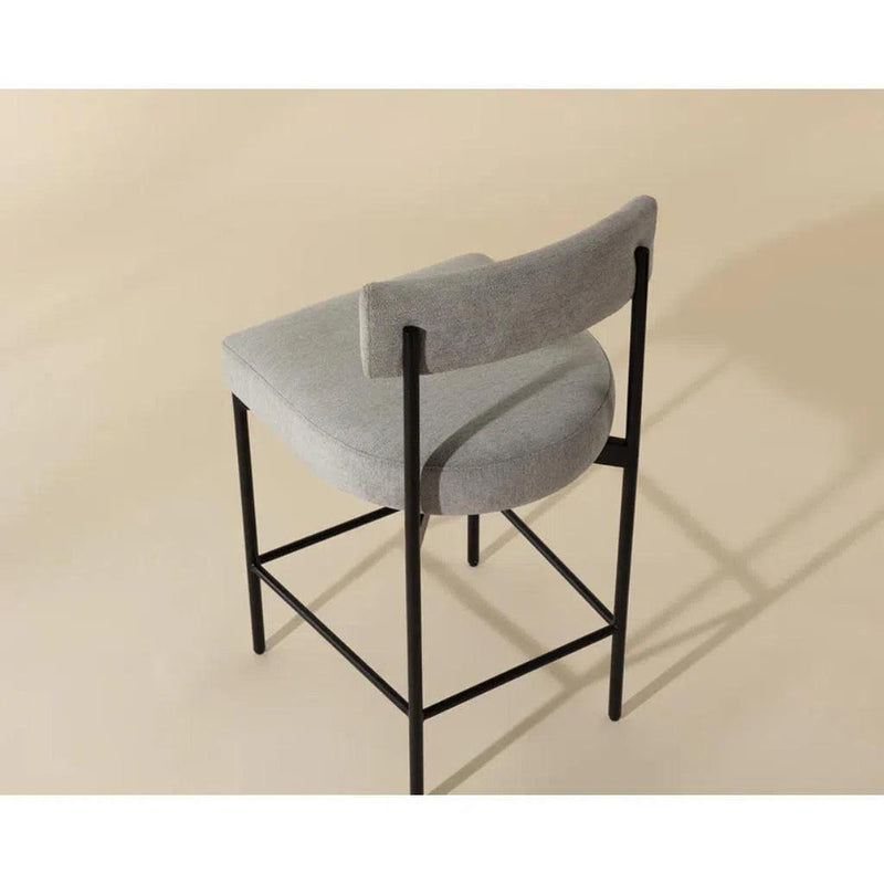 Seneca Fabric Upholstered Counter Stool