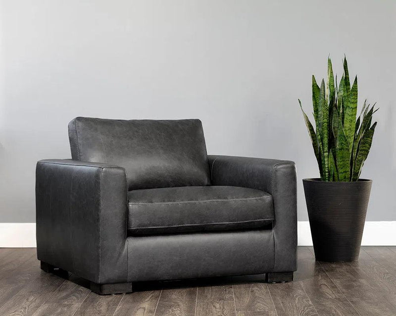 Baylor Leather Upholstered Armchair