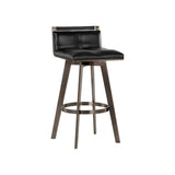 Arizona Leather Upholstered Swivel Barstool