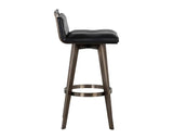 Arizona Leather Upholstered Swivel Barstool