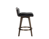 Arizona Leather Upholstered Swivel Counter Stool