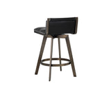 Arizona Leather Upholstered Swivel Counter Stool