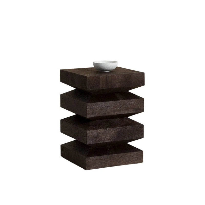 Cormac Wooden Square End Table