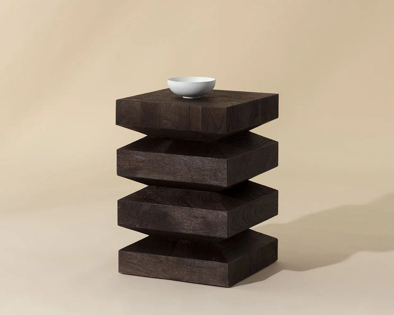 Cormac Wooden Square End Table