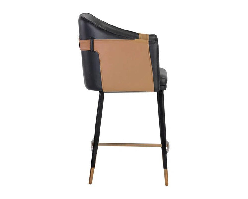 Carter Leather Upholstered Counter Stool