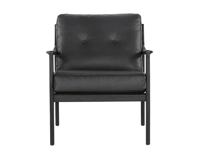 Gilmore Leather Upholstered Lounge Chair