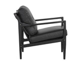 Gilmore Leather Upholstered Lounge Chair